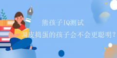 熊孩子IQ测试-调皮捣蛋的孩子会不会更聪明?
